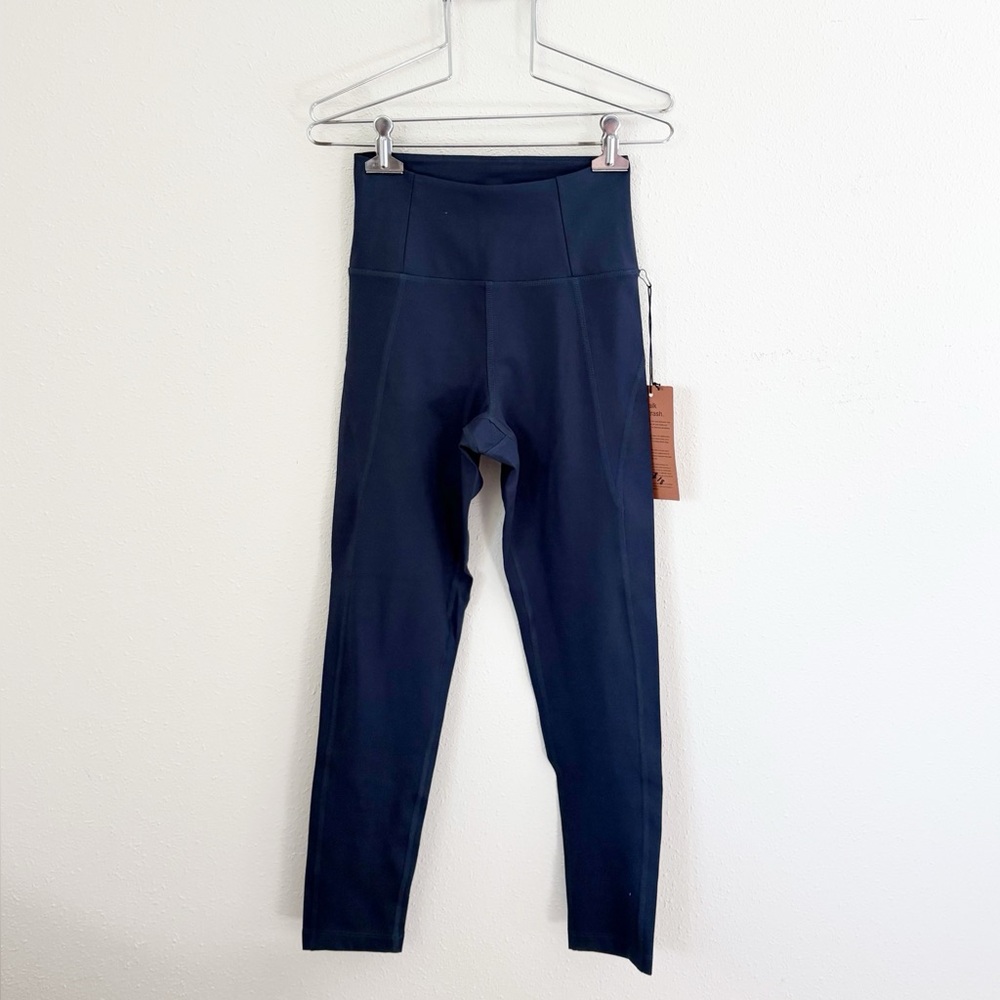 NWT Girlfriend Collective Navy 23” Crop Leggings